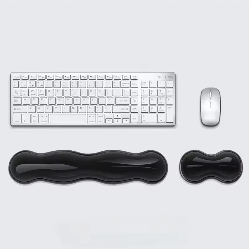 Laptop Accessories For Wrist Support - Transparentes Mauspad und Handgelenkstütze, rutschfeste, transparente