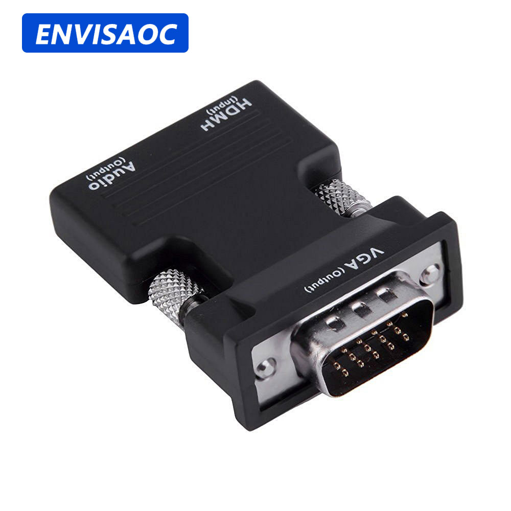 Hdmi Vga Adapter - HDMI-kompatibel zu VGA Konverter Adapter 1080P