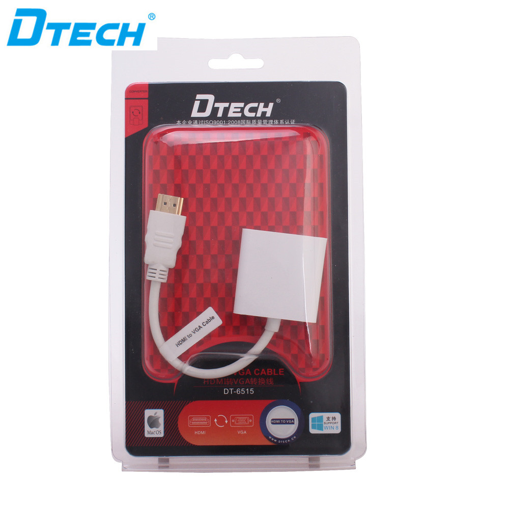 Hdmi Vga Adapter - 3PCS DTECH Fabrik Direkt Verkauf HDCP1.3
