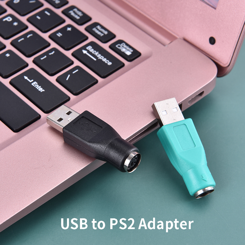 Laptop Accessories Women - USB-Stecker auf PS2-Buchse 6-poliger Adapter Konverter