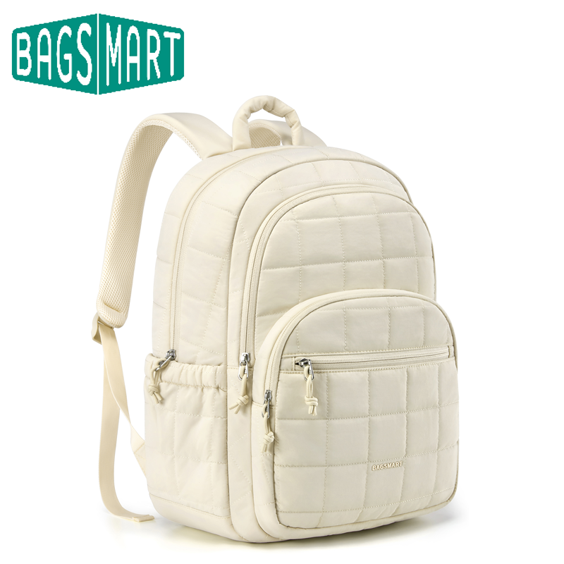 Laptop Accessories Women - BAGSMART Laptop-Taschen, College-Freizeitrucksack für Damen, gesteppt,