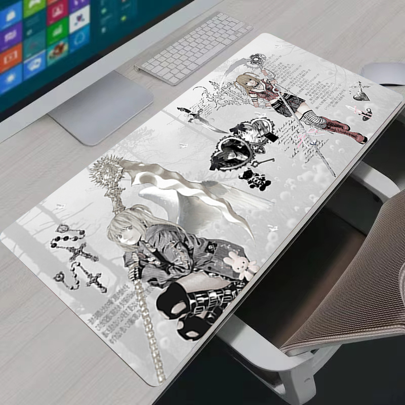 Laptop Accessories For Wrist Support - Anime-Mädchen-Mauspad Gaming-Mausmatte Laptop-Computer Rutschfeste Gummi-Schreibtischunterlage Büro-Tastatur-Handgelenkauflage
