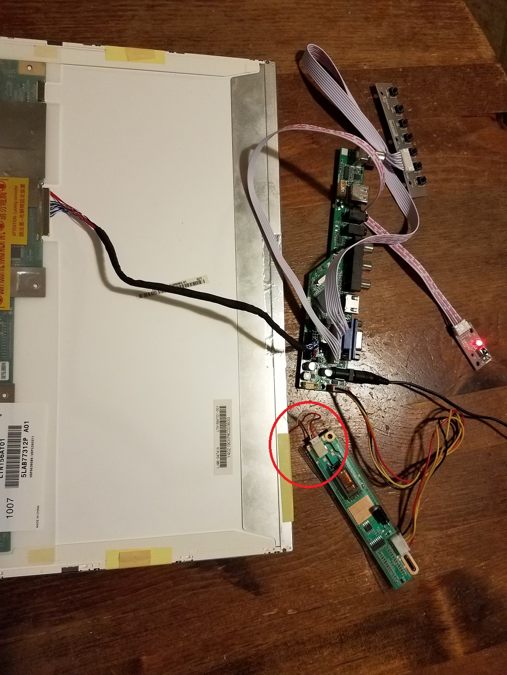 TV56 Controller Board Kit mit  – Hdmi Vga Adapter Bewertung und Preis