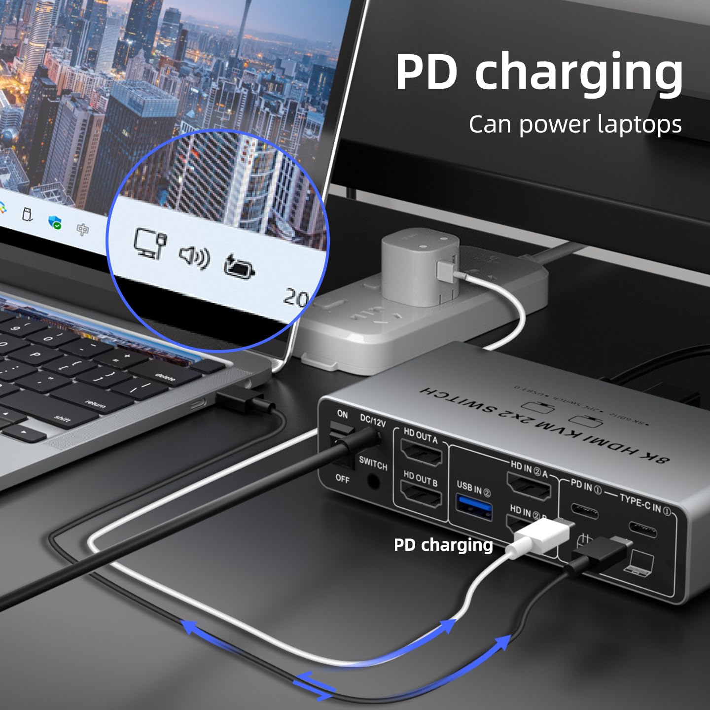 USB C HDMI DP KVM-Switch 2 Mon – Laptop Accessories Women Bewertung und Preis