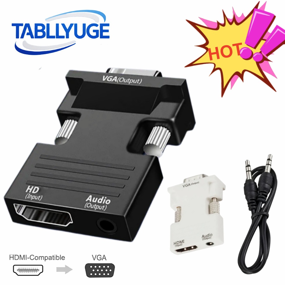 HDMI-kompatibler zu VGA-Adapte – Hdmi Vga Adapter Bewertung und Preis