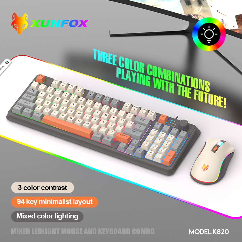 K820 USB Wired Spiel Tastatur  – Laptop Accessories Women Bewertung und Preis