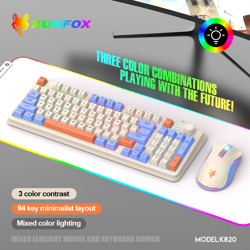 K820 USB Wired Spiel Tastatur  – Laptop Accessories Women Bewertung und Preis