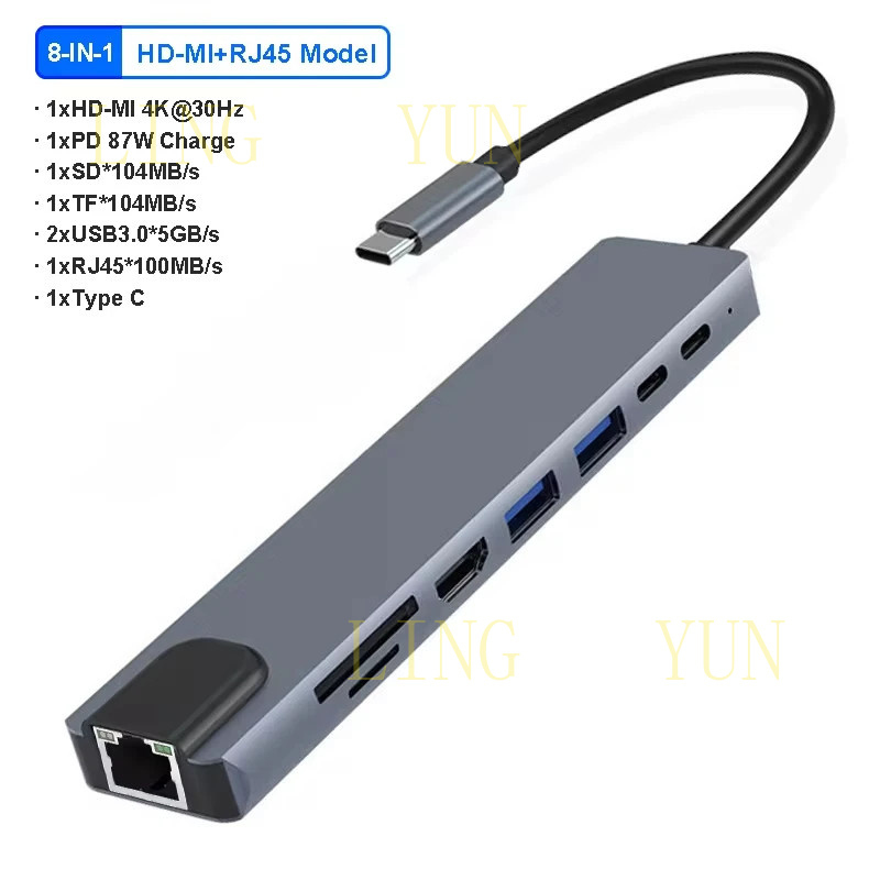 Z 11-Port USB-C HUB Dockingsta – Hdmi Vga Adapter Bewertung und Preis