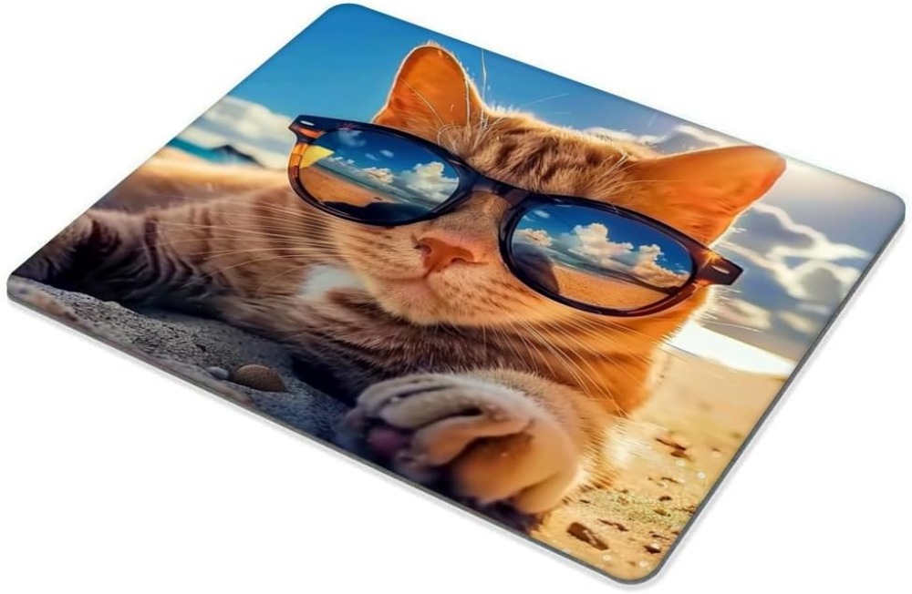 Sunshine Beach Cat Mauspad mit – Laptop Accessories For Wrist Support Bewertung und Preis